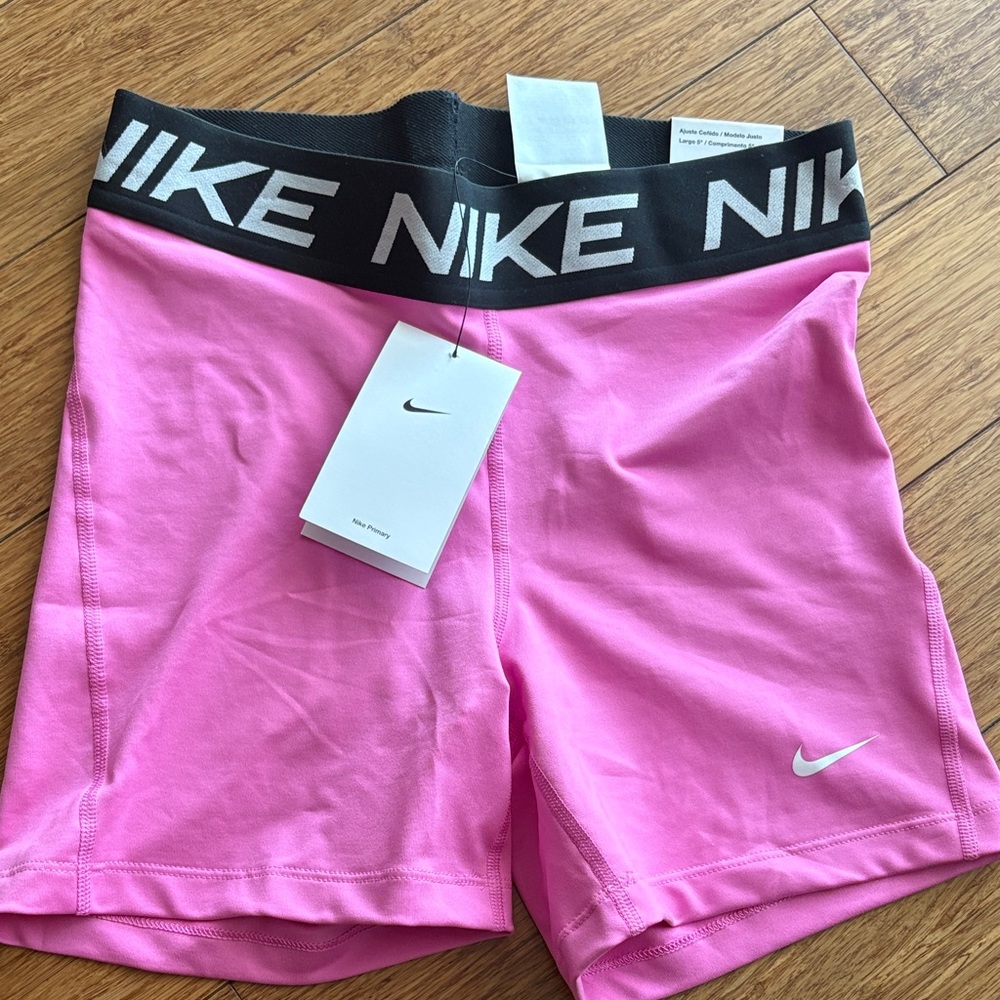Nike Women's Vibrant Pink Bike Shorts